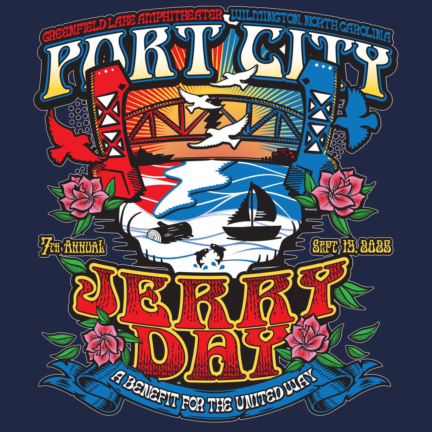 Port City Jerry Day - Zip Up Hoodie