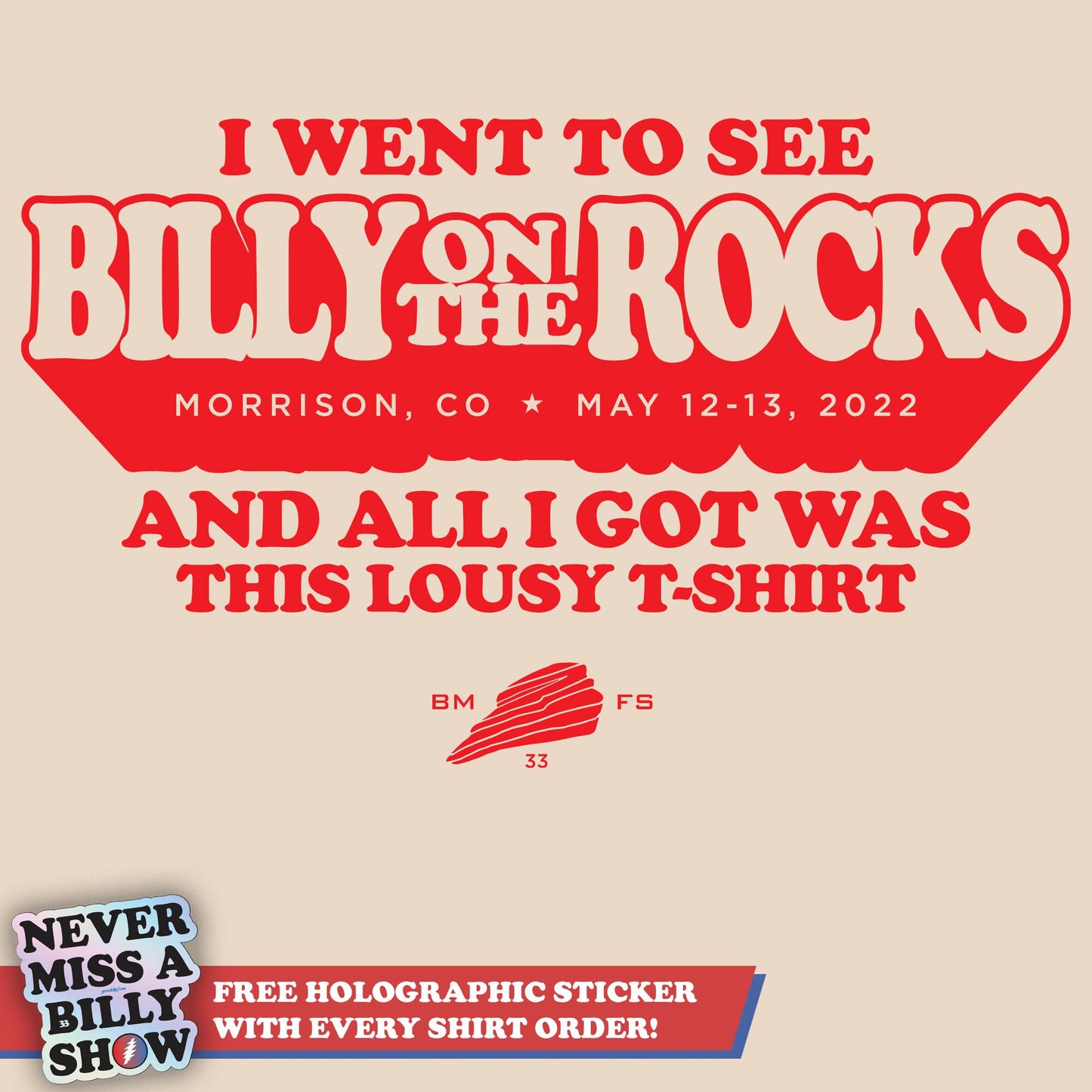 Billy on the Rocks - LIMITED EDITION
