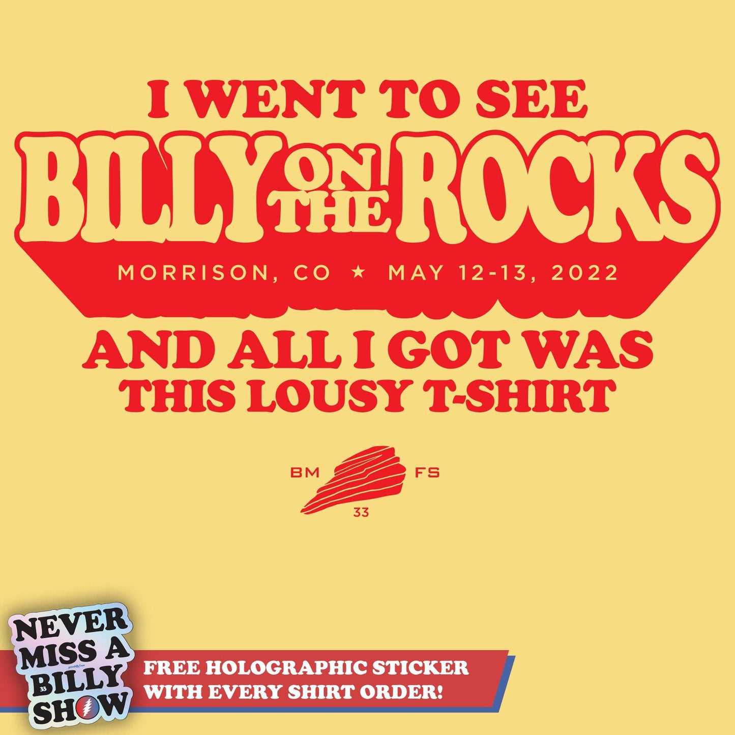 Billy on the Rocks - LIMITED EDITION