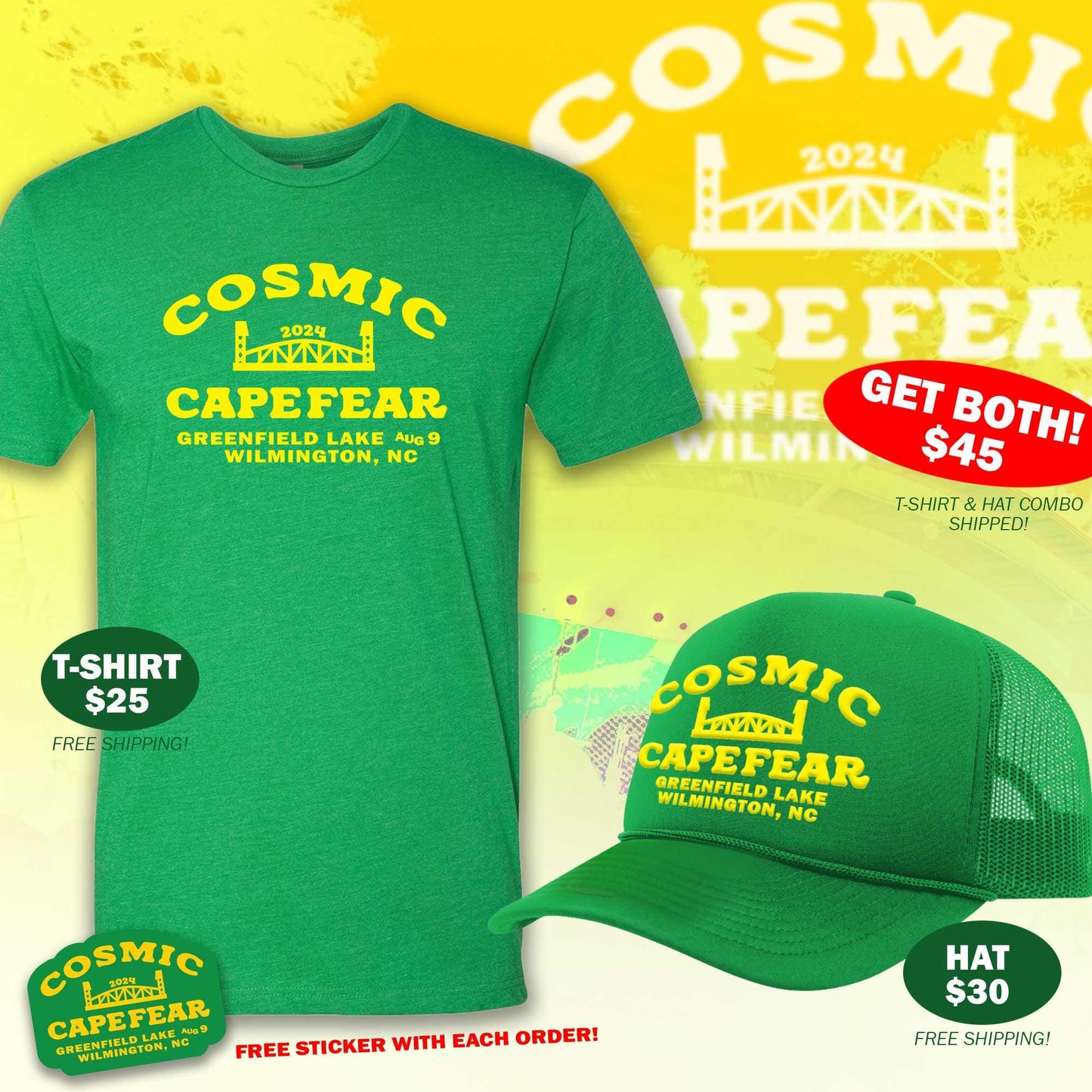 Cosmic Cape Fear! Finally, at Greenfield Lake