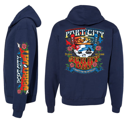 Port City Jerry Day - Zip Up Hoodie