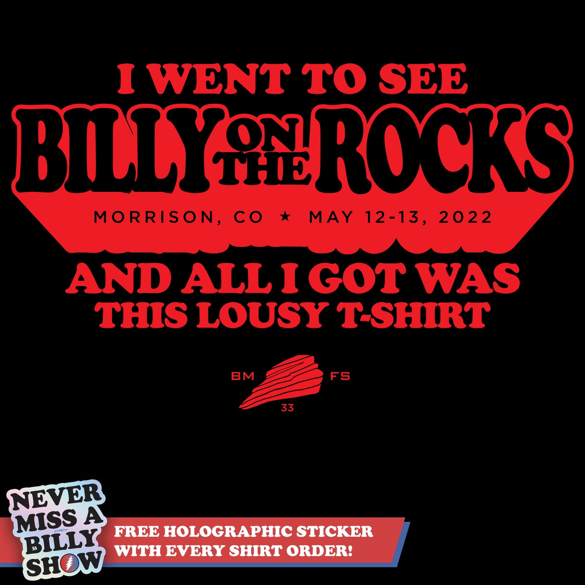 Billy on the Rocks - LIMITED EDITION