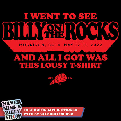 Billy on the Rocks - LIMITED EDITION