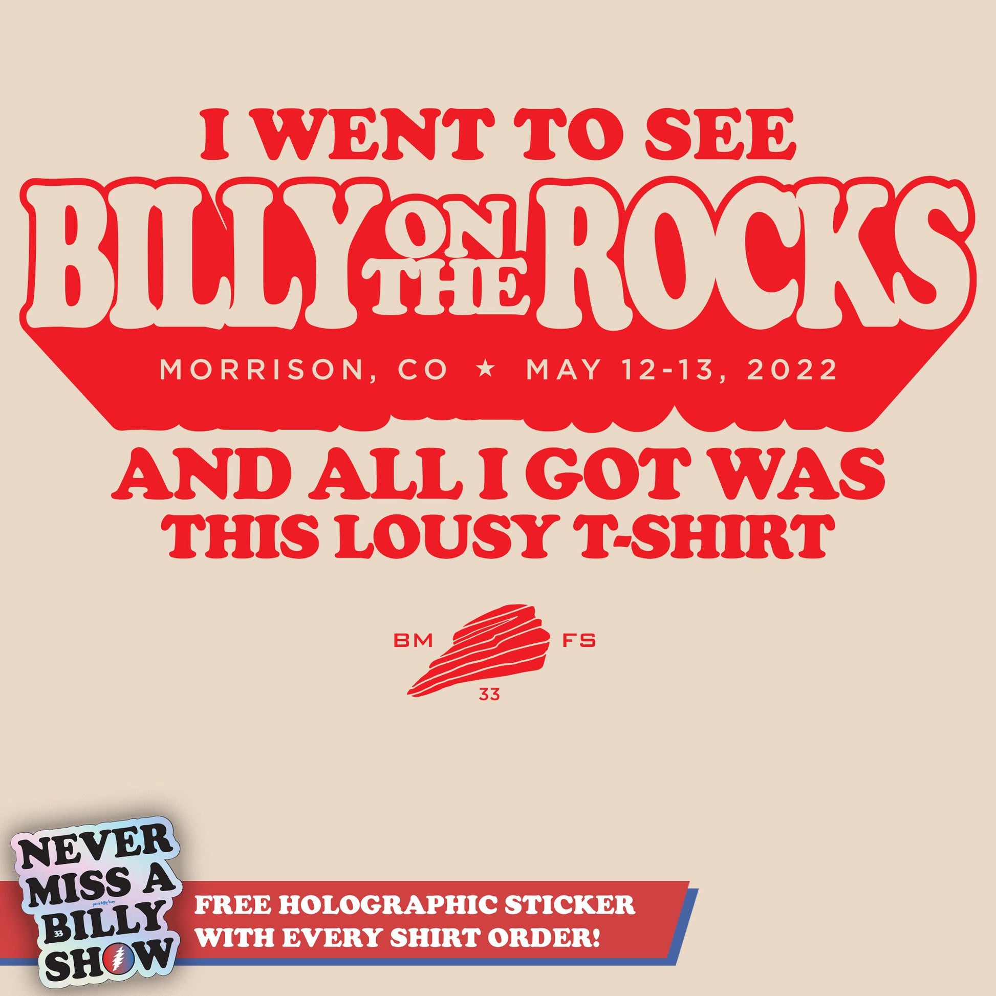 Billy on the Rocks - LIMITED EDITION