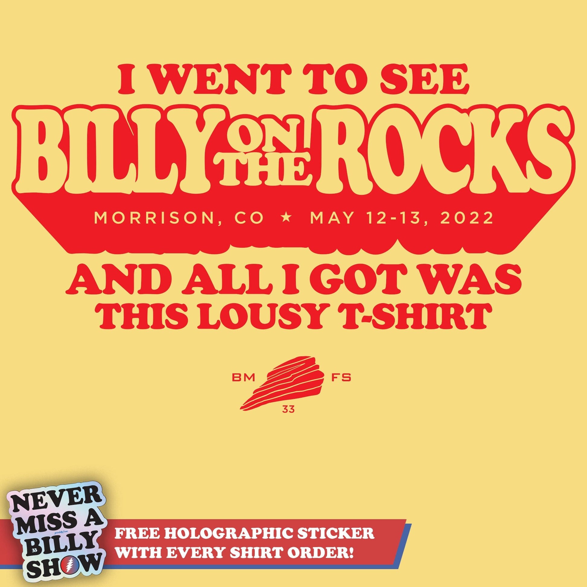 Billy on the Rocks - LIMITED EDITION