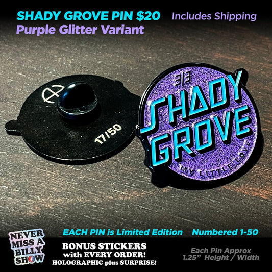 Shady Grove - Purple Glitter