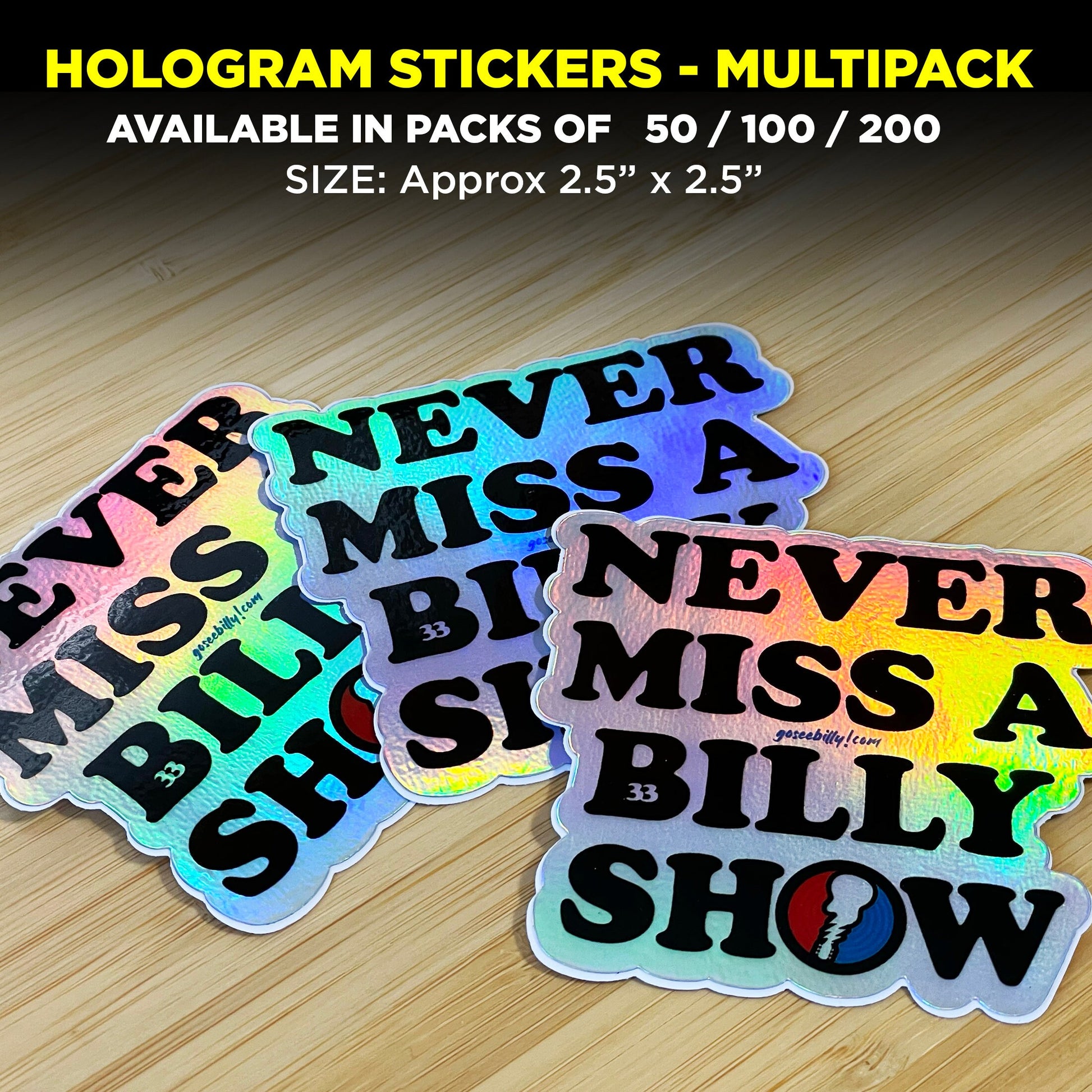 Never Miss A Billy Show! - MultiPack