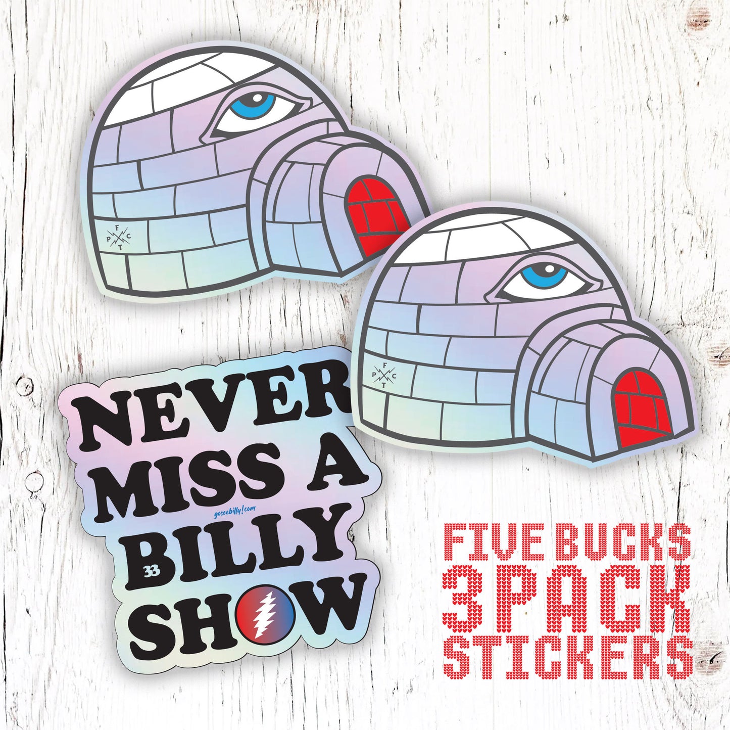 Polar Turmoil Sticker Pack (3)
